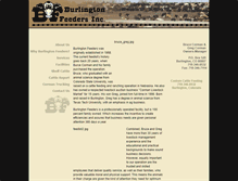 Tablet Screenshot of burlingtonfeeders.com